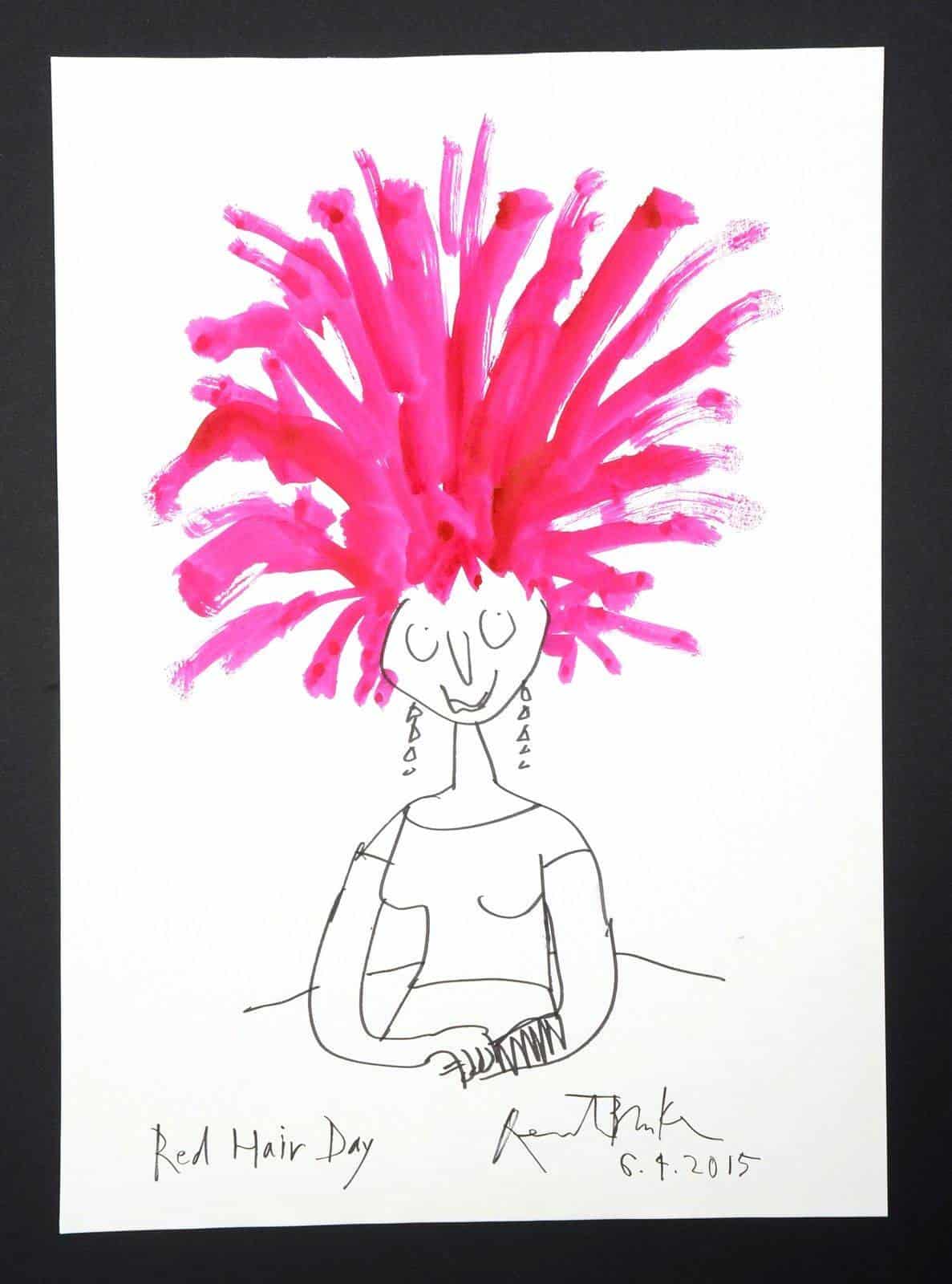 red hair day, quentin blake comic relief