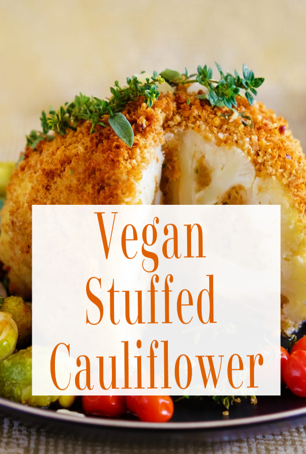 Vegan Stuffed Cauliflower