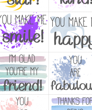 10 Free Printable Compliment Cards - RAOK activity for kids