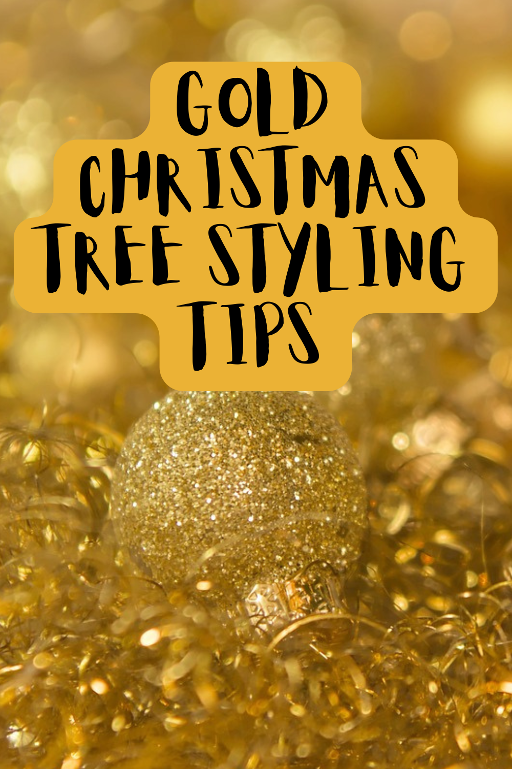 Gold Christmas Tree Styling Tips