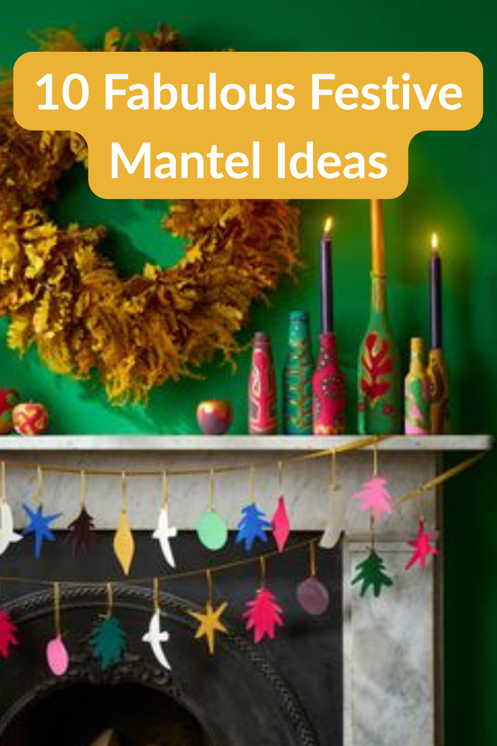 festive mantel ideas