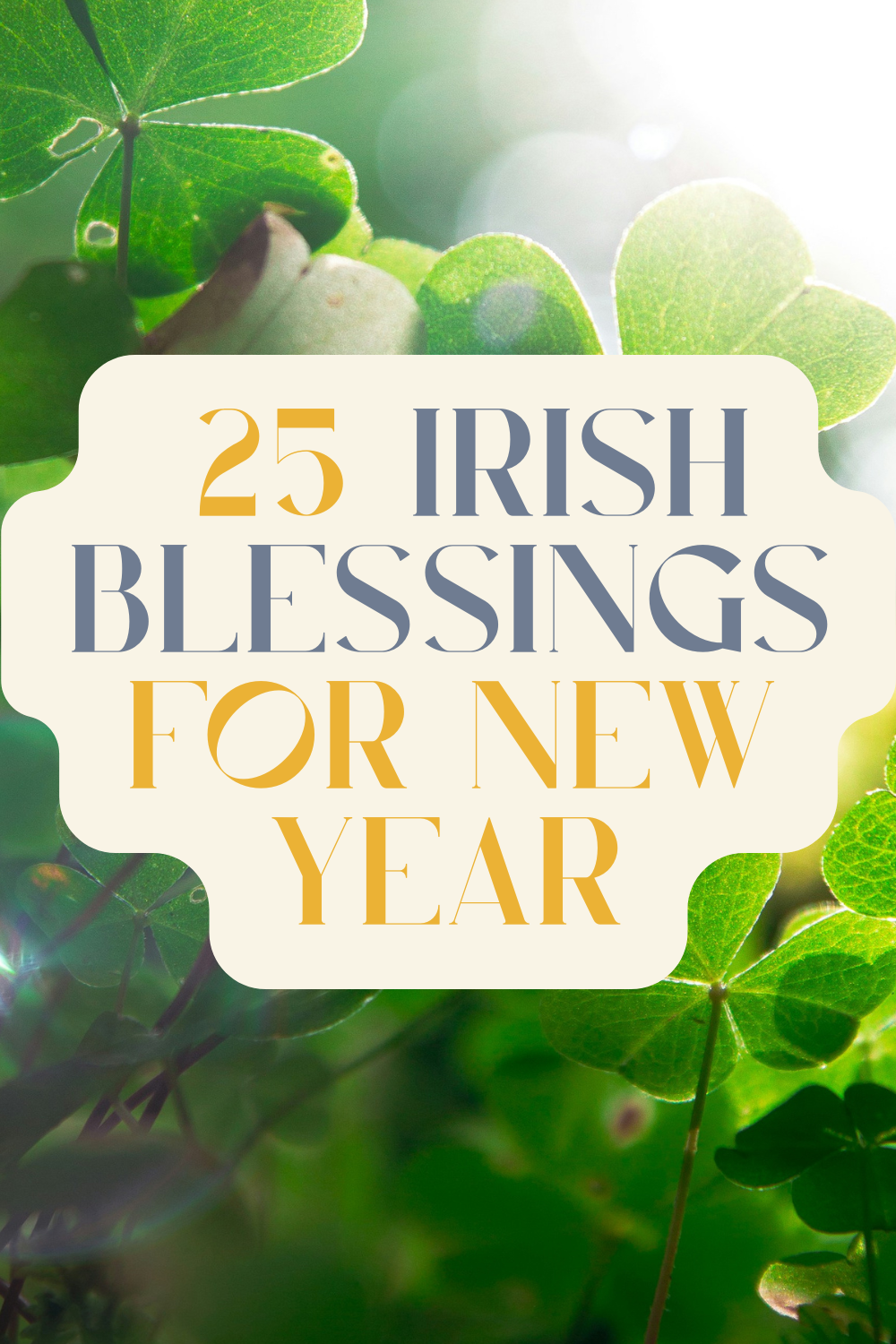 Irish Blessings for New Year