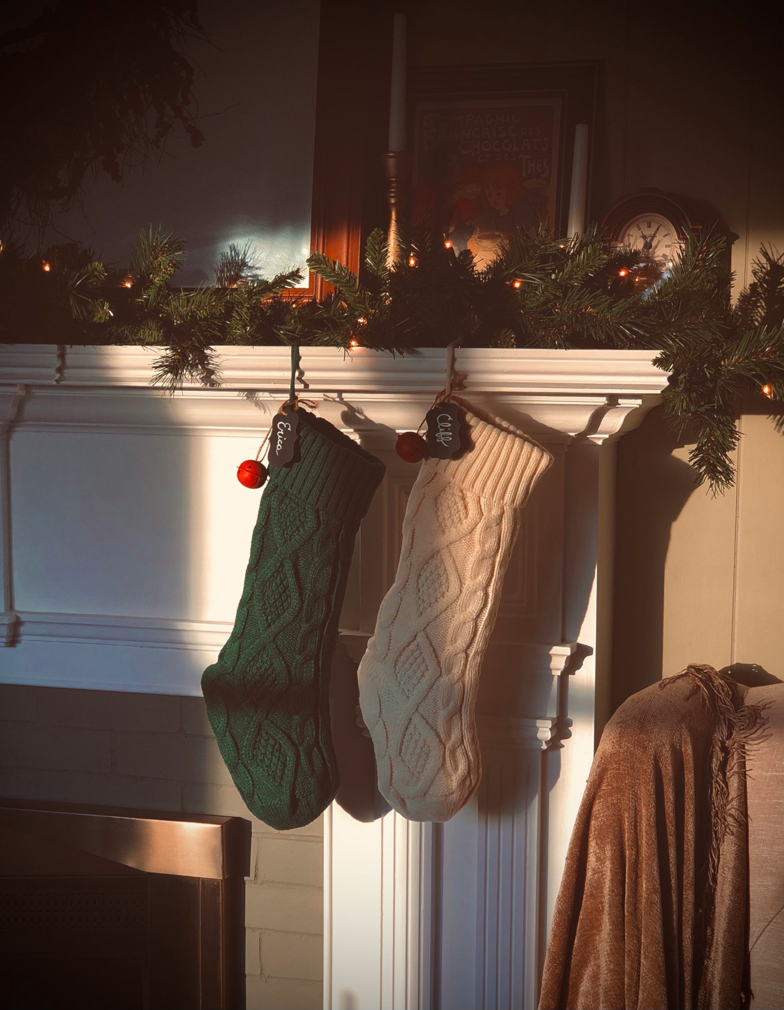 festive mantel