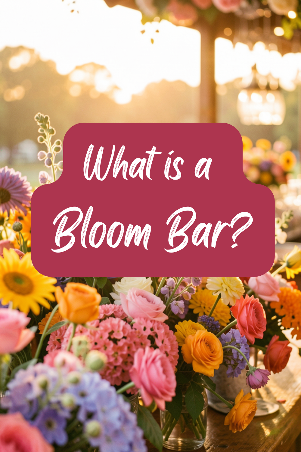 How to Create a Bloom Bar at Your Party: A Beautiful DIY Party Idea Guests Will Love