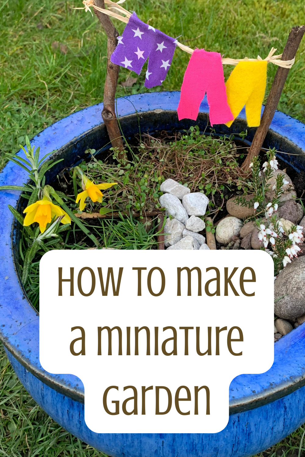 how to make a miniature garden