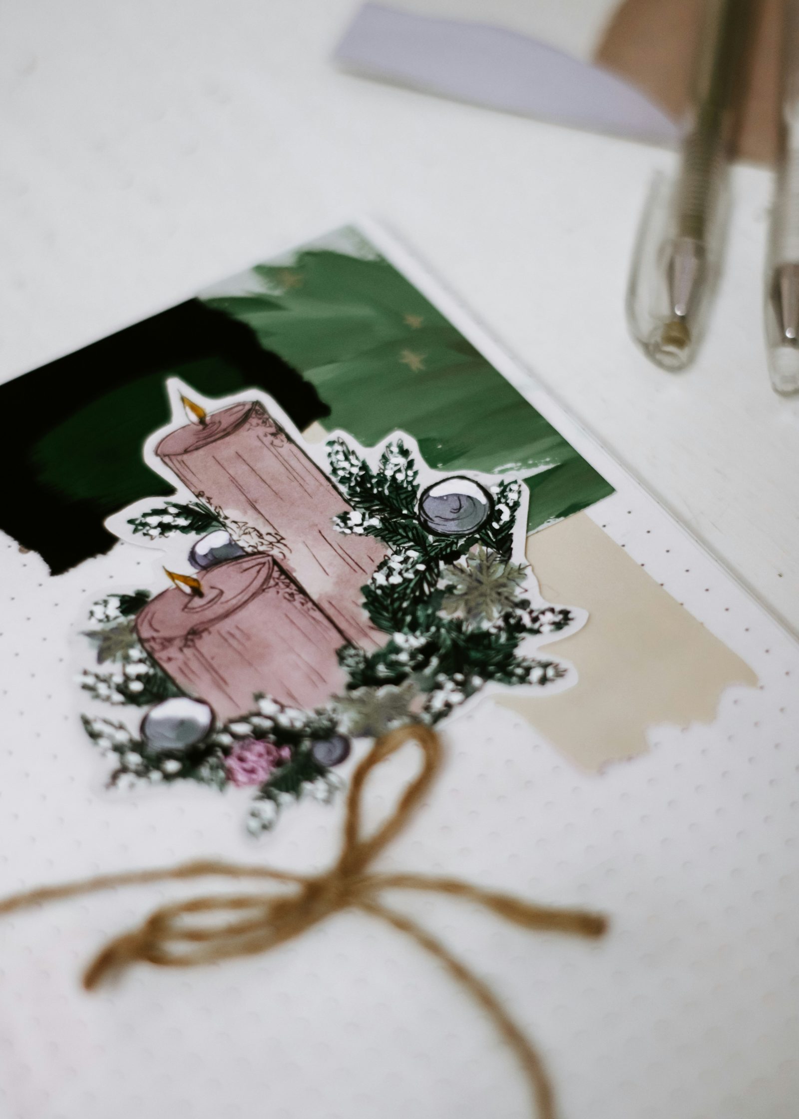 christmas junk journaling